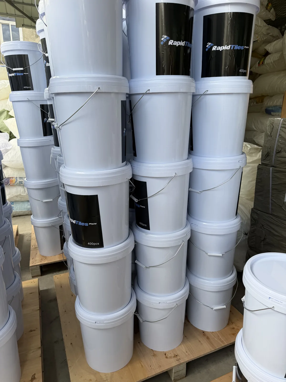 Stacked finished production