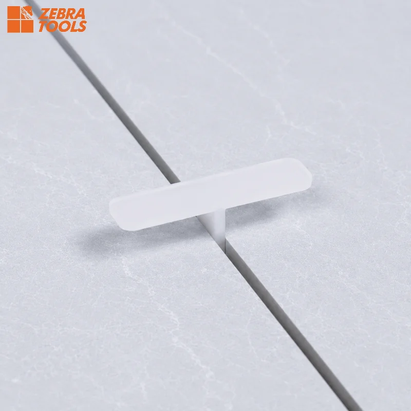 T-Type spacer profile detail — extended leg for wall tile retention