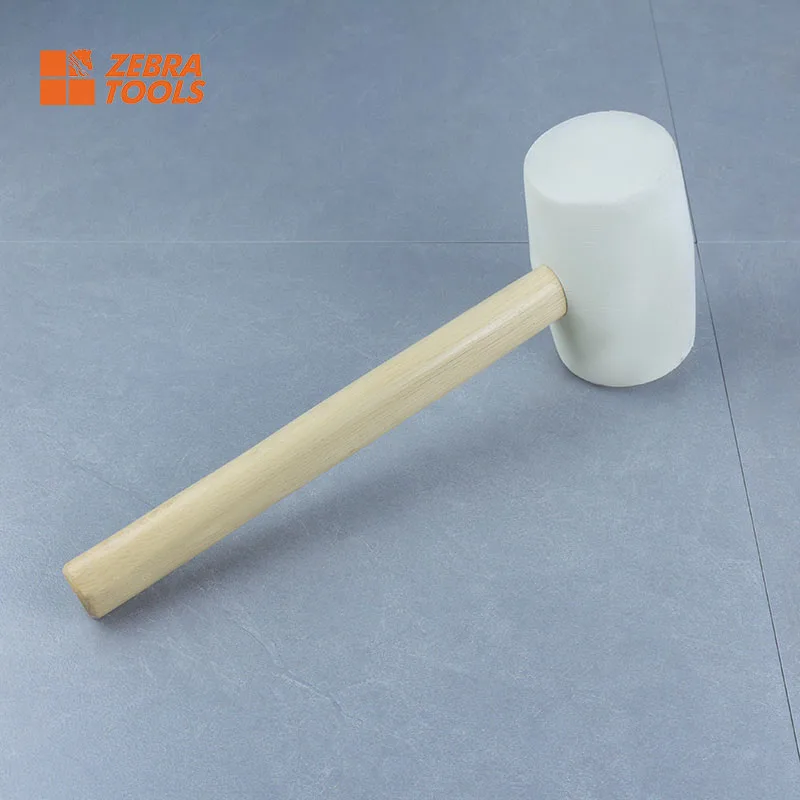 Rubber mallet for tile installation — ergonomic tile leveling mallet handle and grip, OEM colors available