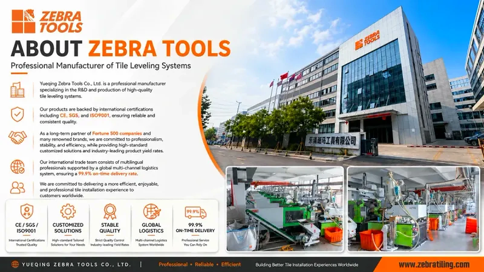Tile Tool Manufacturing Capabilities